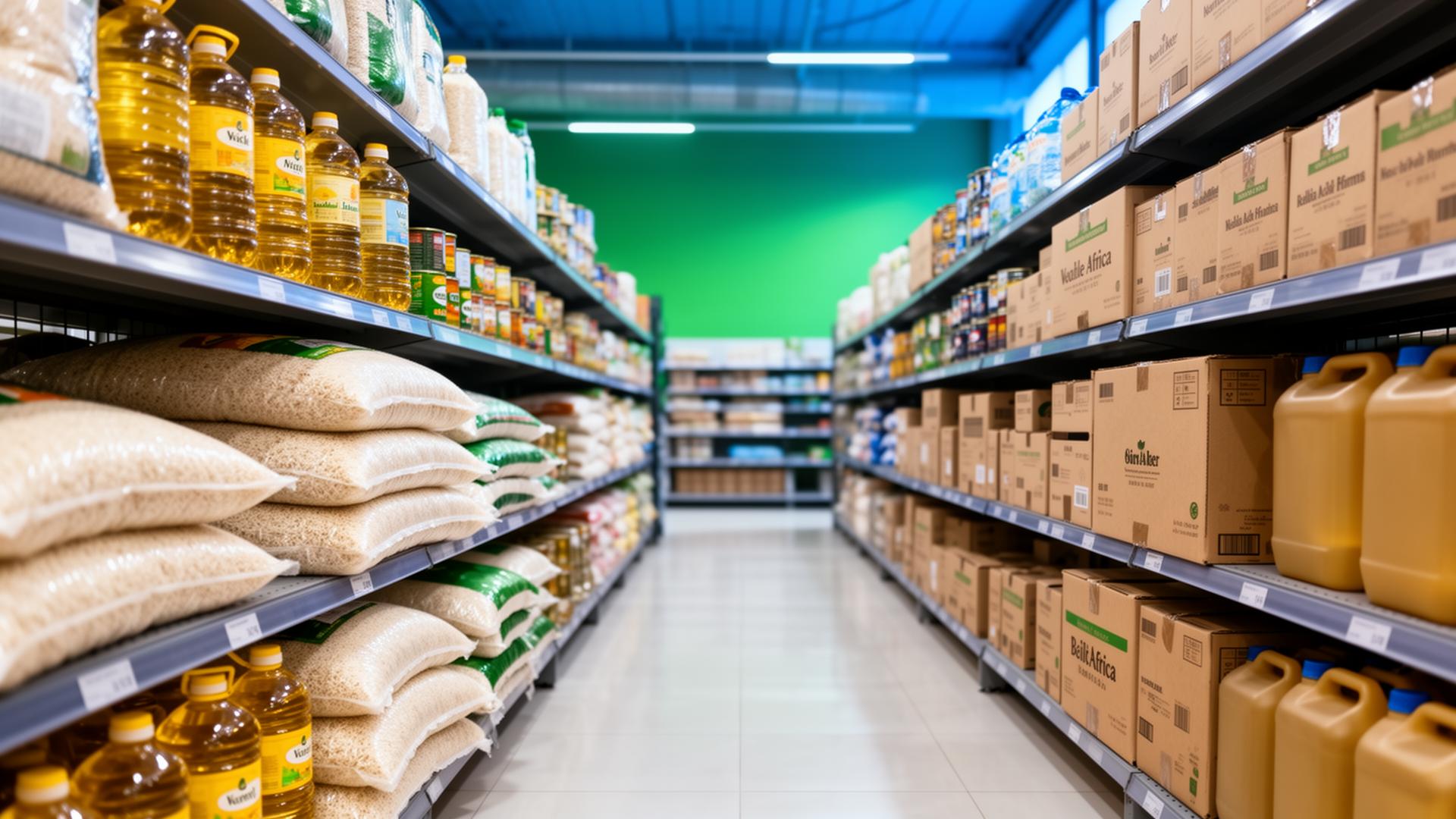 Rayons d'un magasin Socoprix